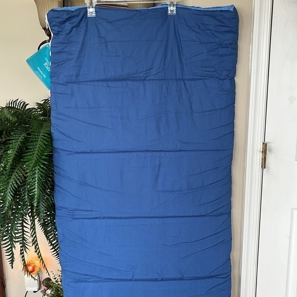 Brand New Living Quarters Kids Sleeping Bag Blue Sports Zippered Cotton Rollup - Picture 14 of 16